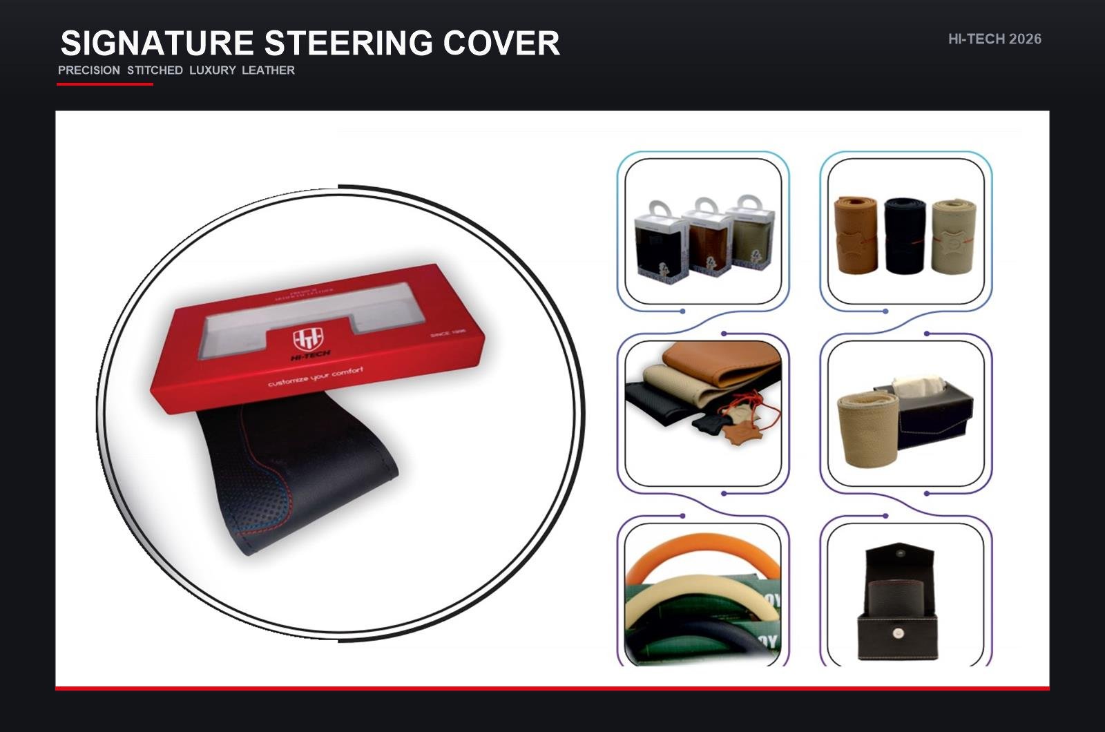 Signature Handcrafted Steering Cover