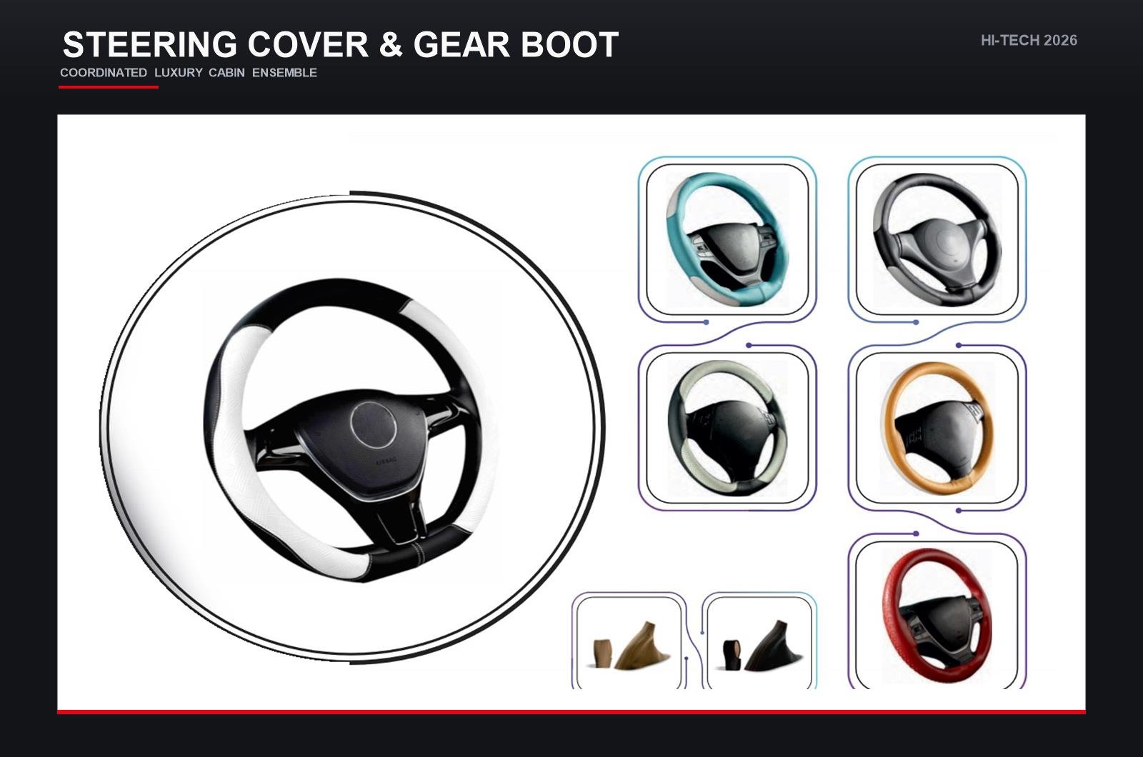 Steering Cover & Gear Boot Ensemble