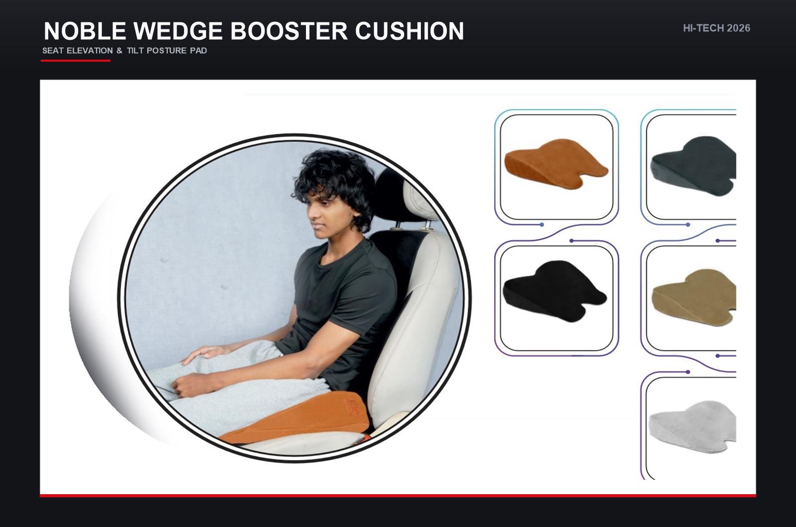 Noble Wedge Booster Seat Cushion
